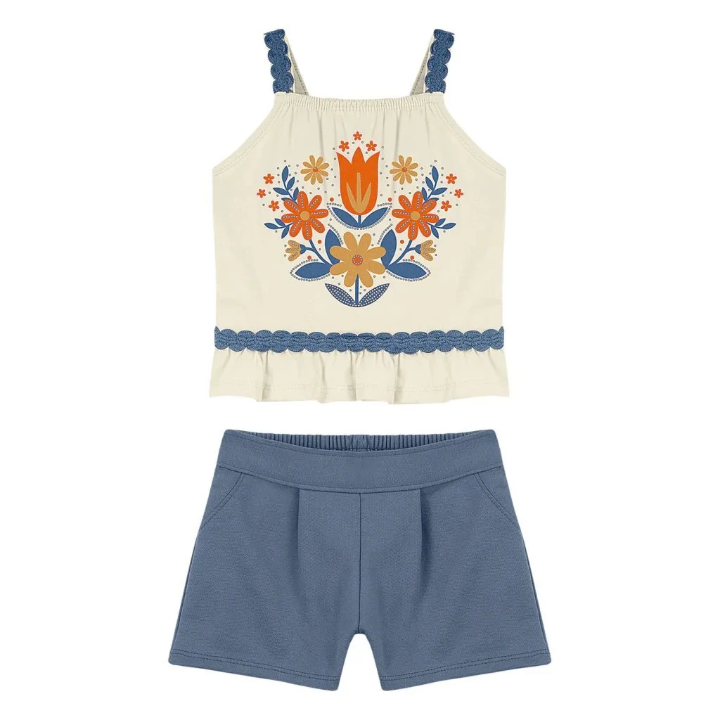 Conjunto Infantil Menina com Strass Nanai - foto 2