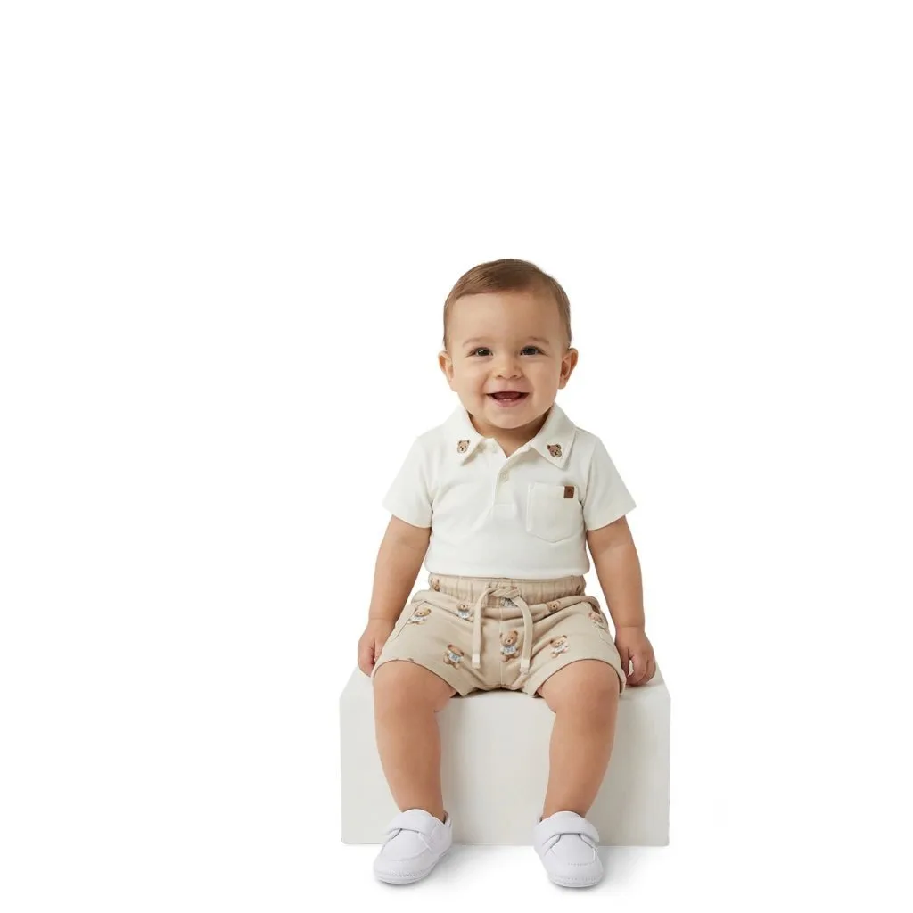 Conjunto Bebê Menino Ursinhos Milon - foto 2