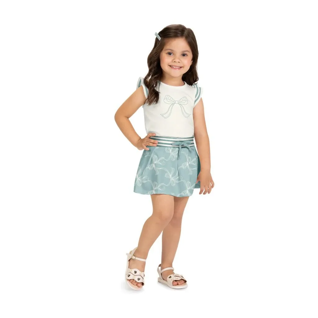 Conjunto Infantil Menina Laços Milon - foto 1