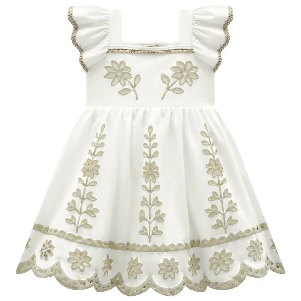 Vestido Infantil Menina Flores Milon - foto 2