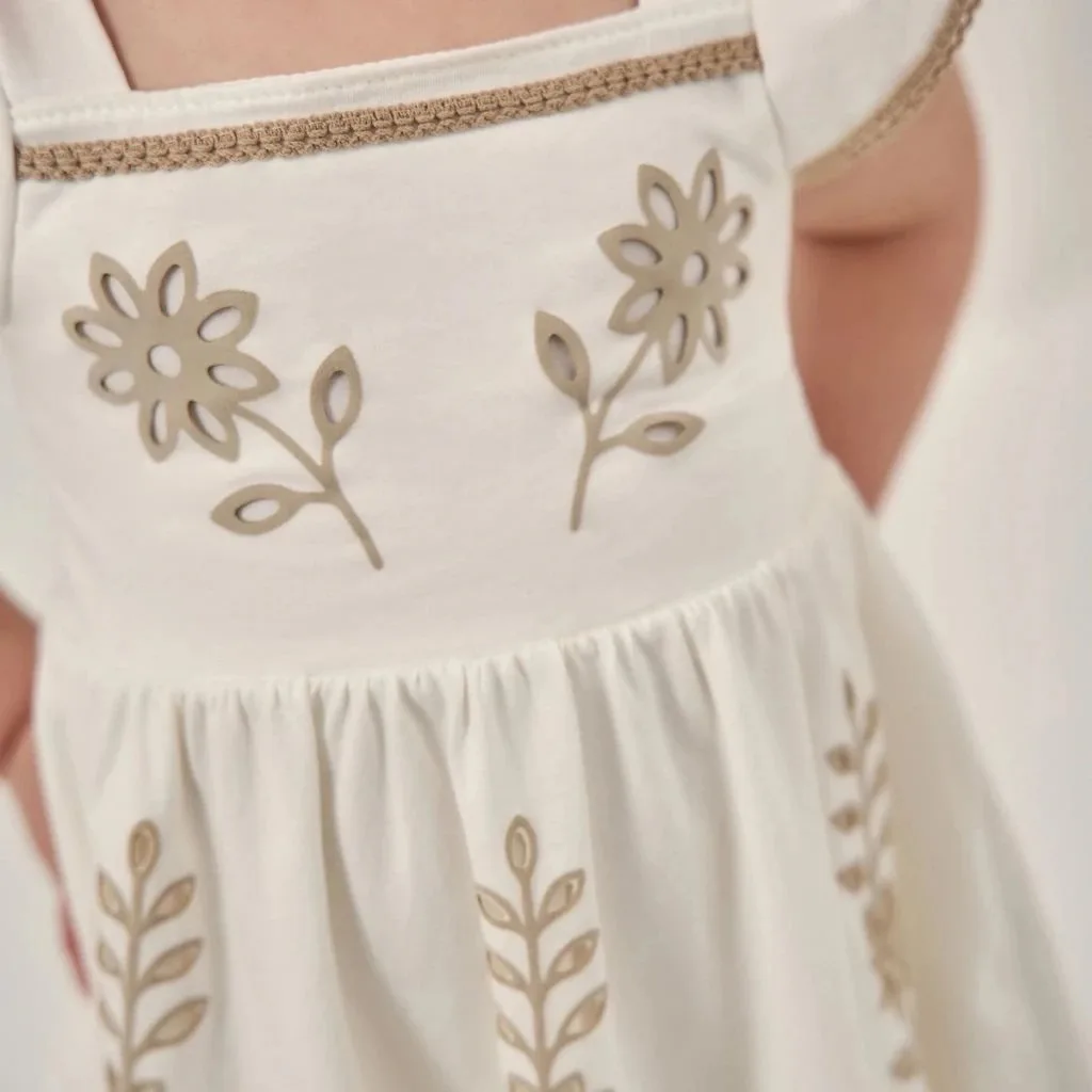 Vestido Infantil Menina Flores Milon - foto 4