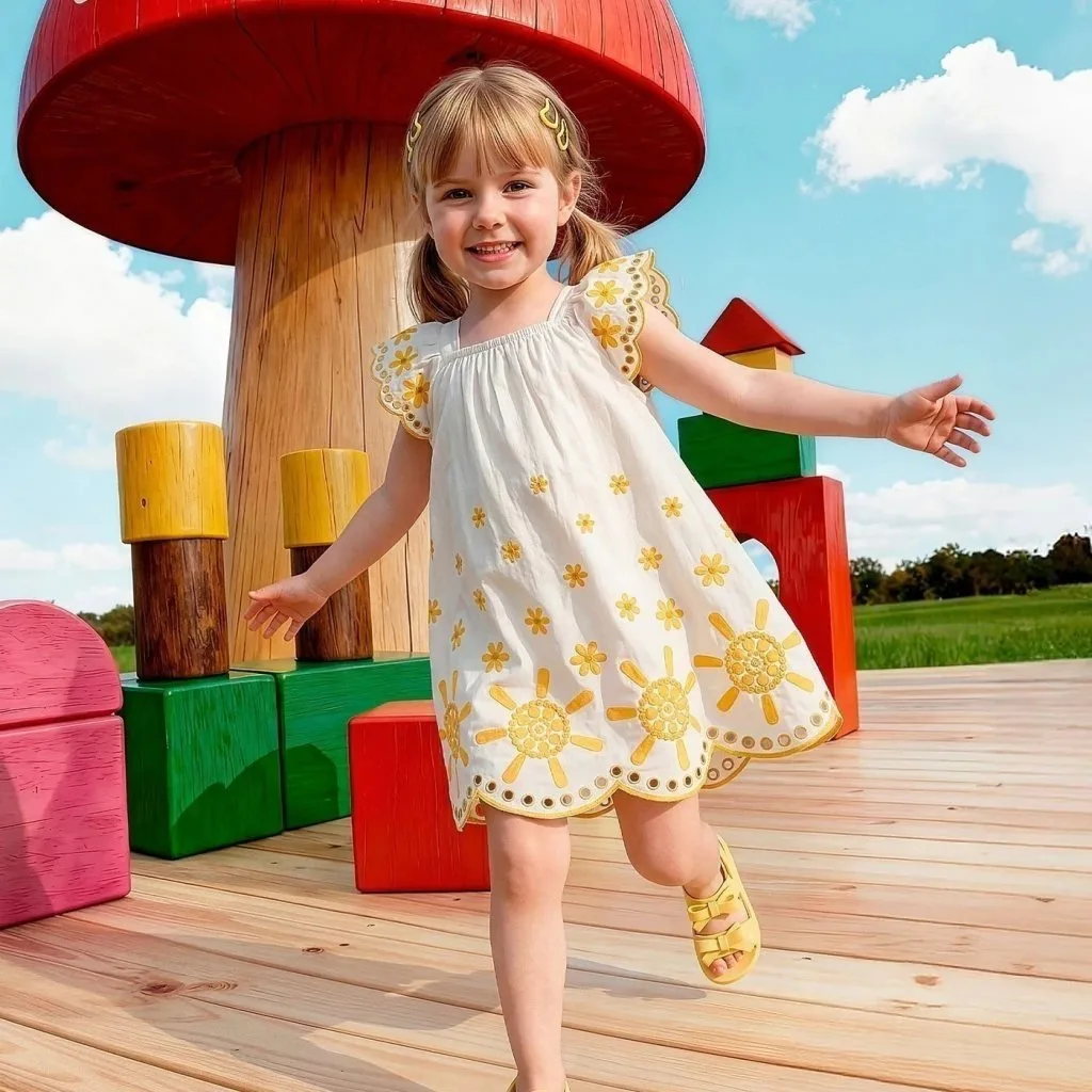 Vestido Infantil Menina com Corte a Laser Kyly - foto 3