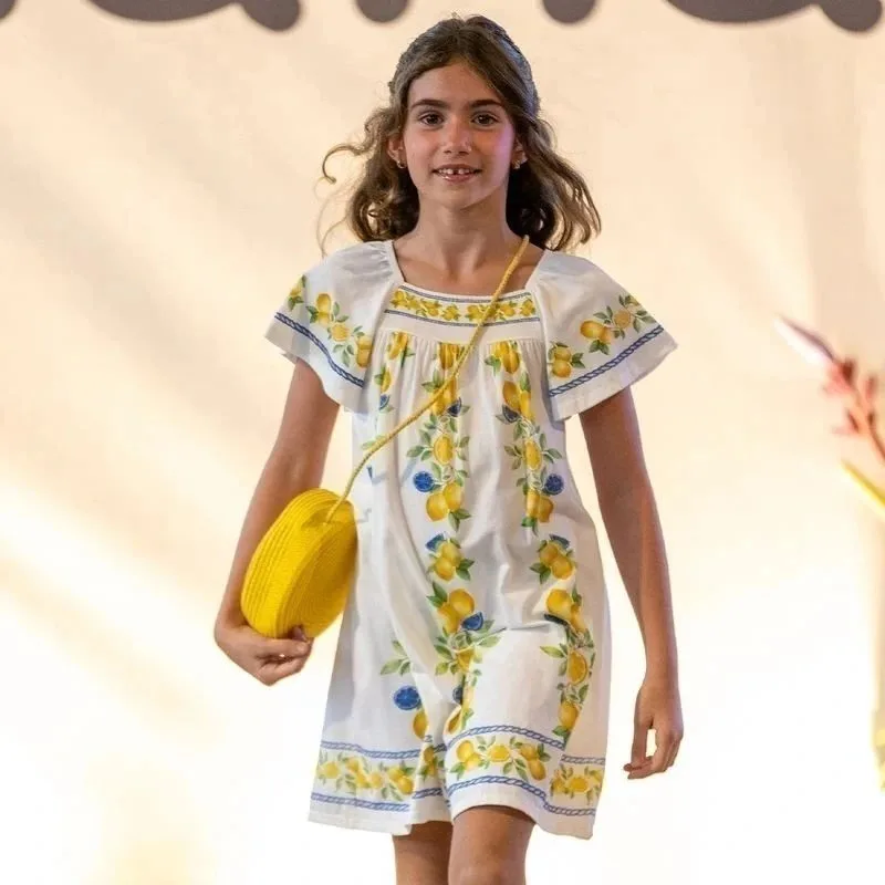 Vestido Infantil Menina Limões Nanai - foto 3