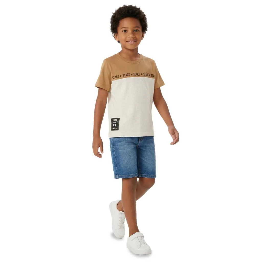 Camiseta Infantil Menino Lettering Kyly - foto 1