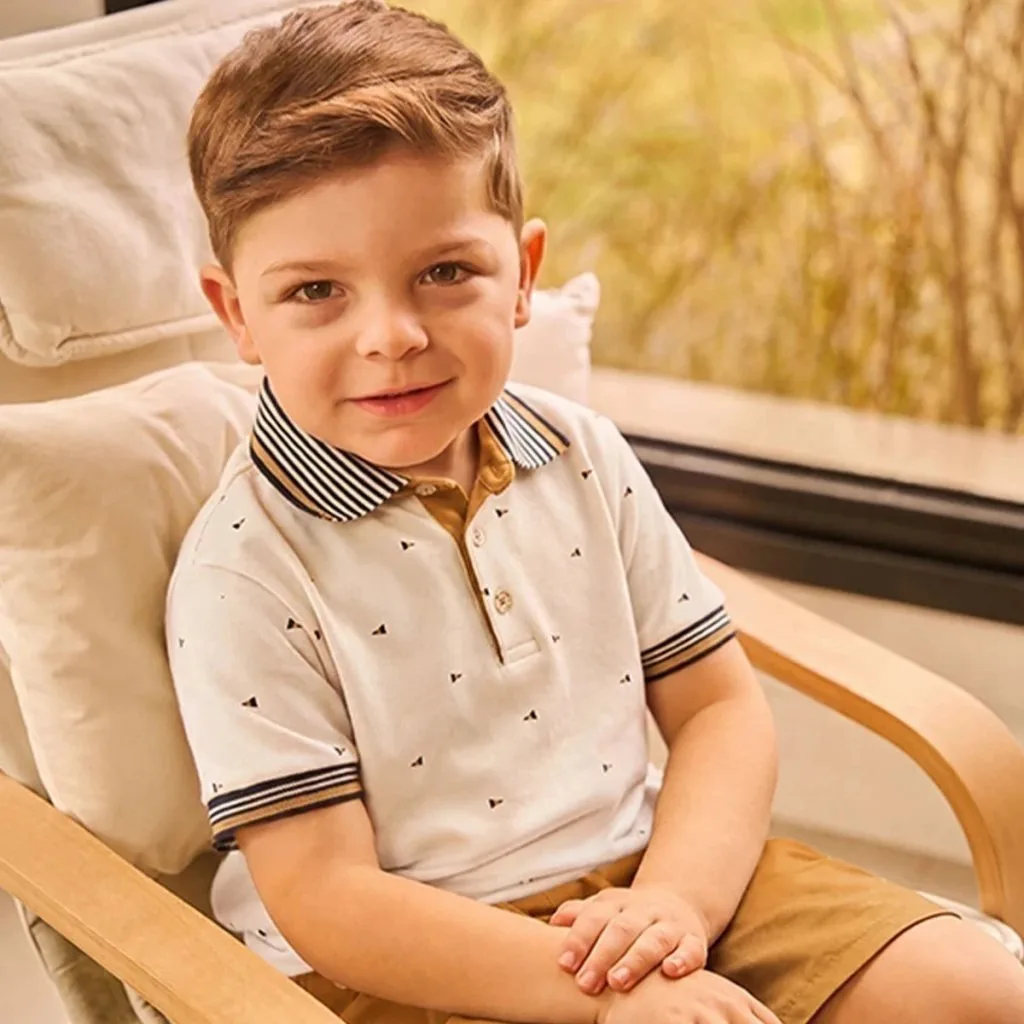 Camisa Polo Infantil Menino em Piquet Milon - foto 1