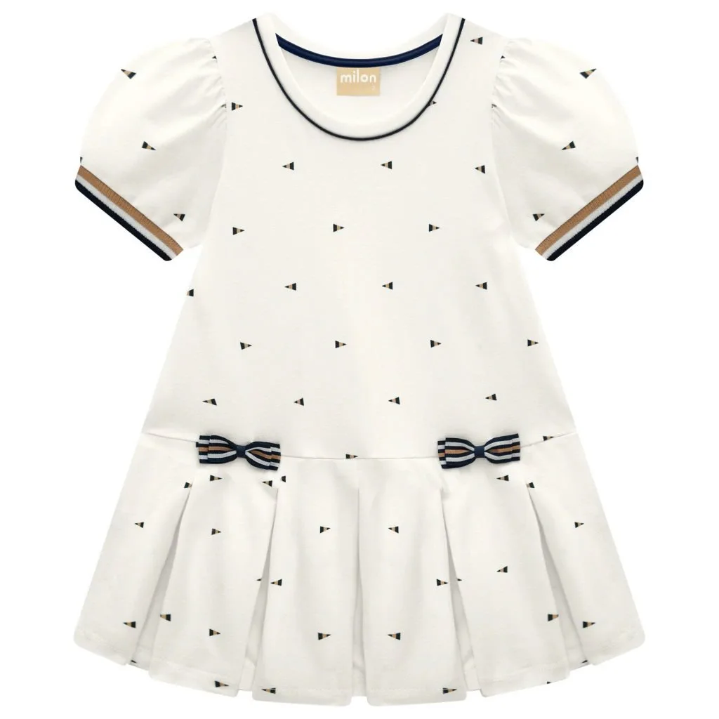 Vestido Infantil Menina em Piquet Milon - foto 3