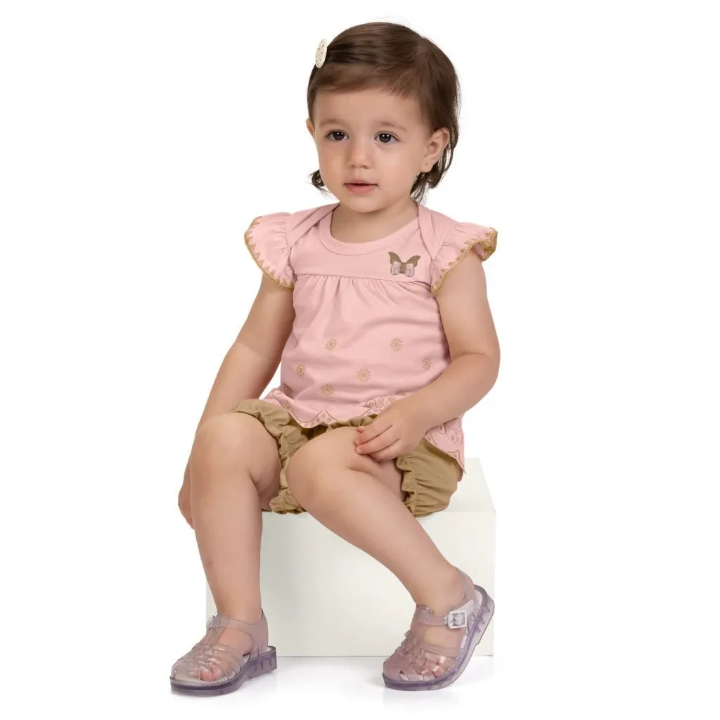 Conjunto Bebê Menina Borboletas Kyly - foto 1