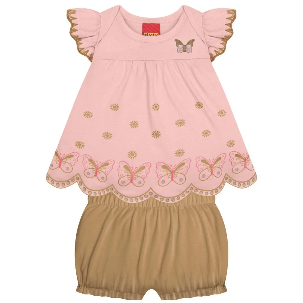 Conjunto Bebê Menina Borboletas Kyly - foto 2