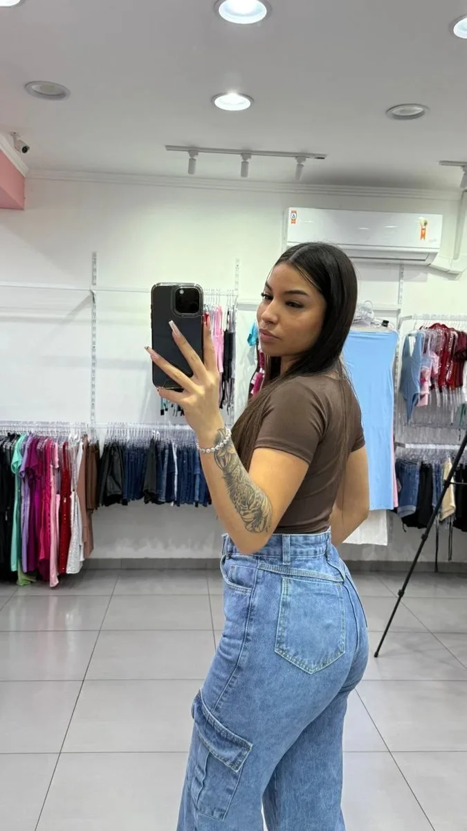Body Chic Gola Quadrada Marrom - foto 2