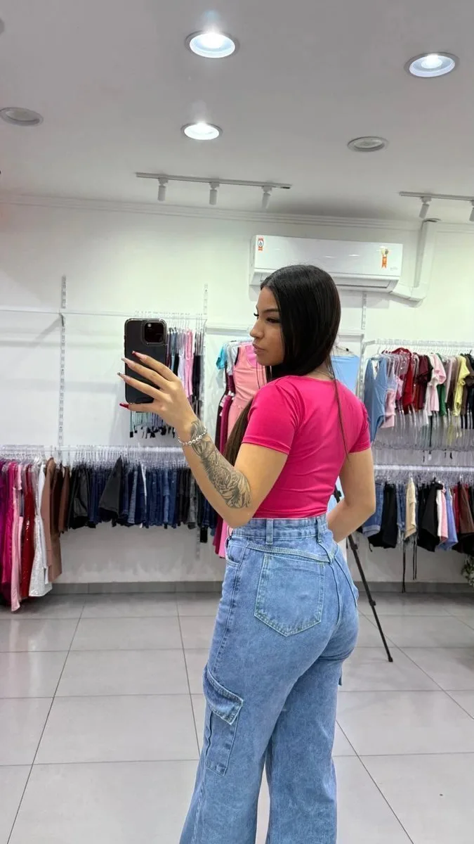 Body Chic Gola Quadrada Rosa Forte - foto 2