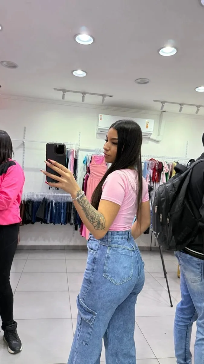 Body Chic Gola Quadrada Rosa Fraco - foto 2