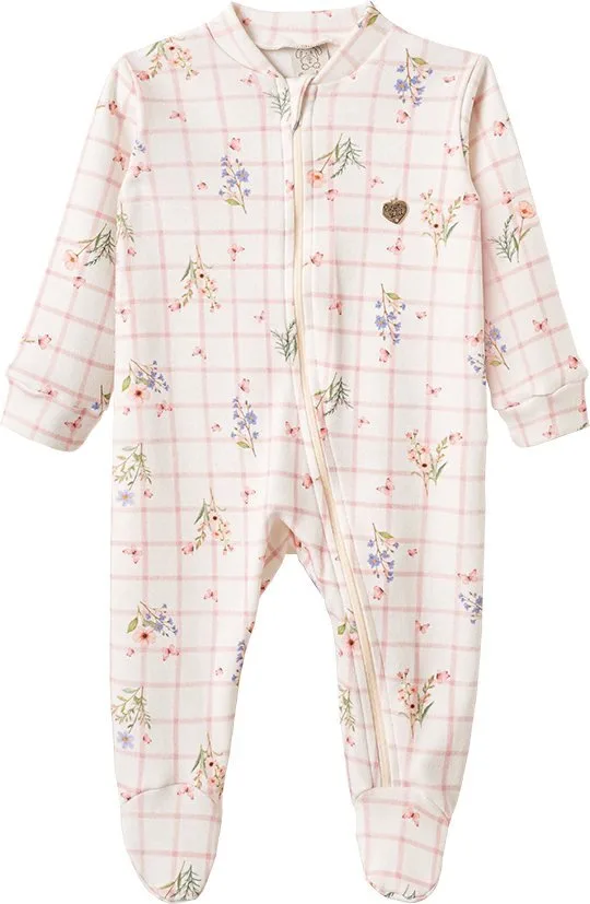Macacão Longo Pingo Lelê Feminino Xadrez Floral - foto 2