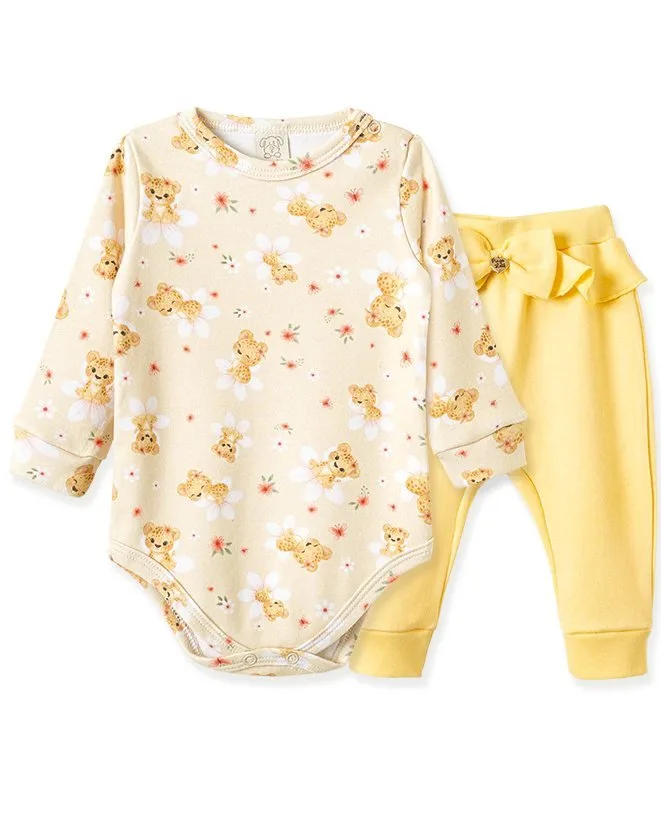 Conjunto Body e Calça Saruel Pingo Lelê Tigrinha - foto 1