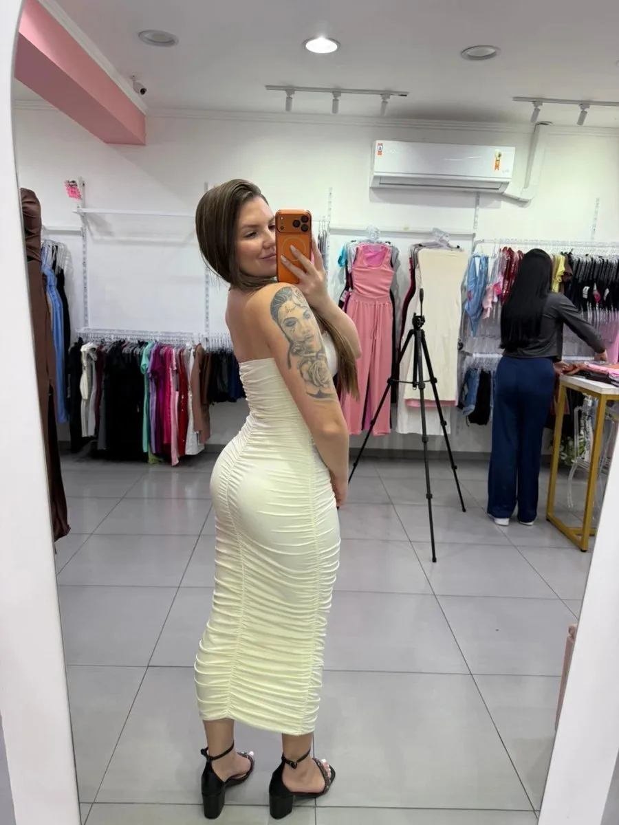 Vestido Suplex Premium Branco - foto 2