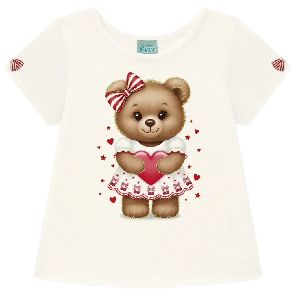 Pijama Infantil Menina Ursinho Kyly - foto 3