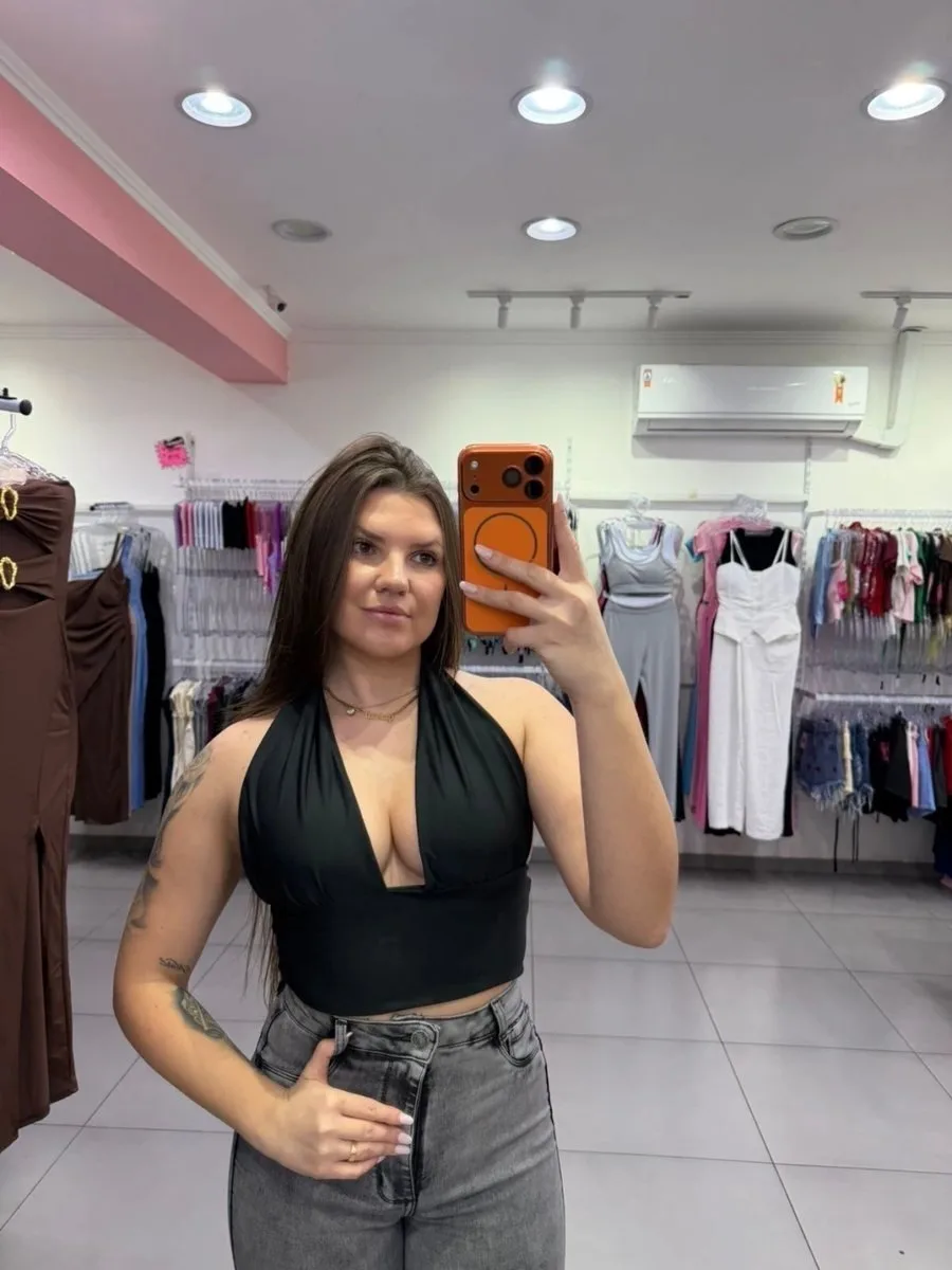 Cropped Luna Preto - foto 1