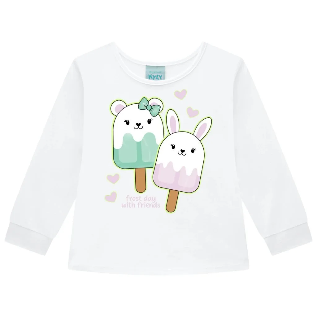 Pijama Infantil Menina Picolés Kyly - foto 3