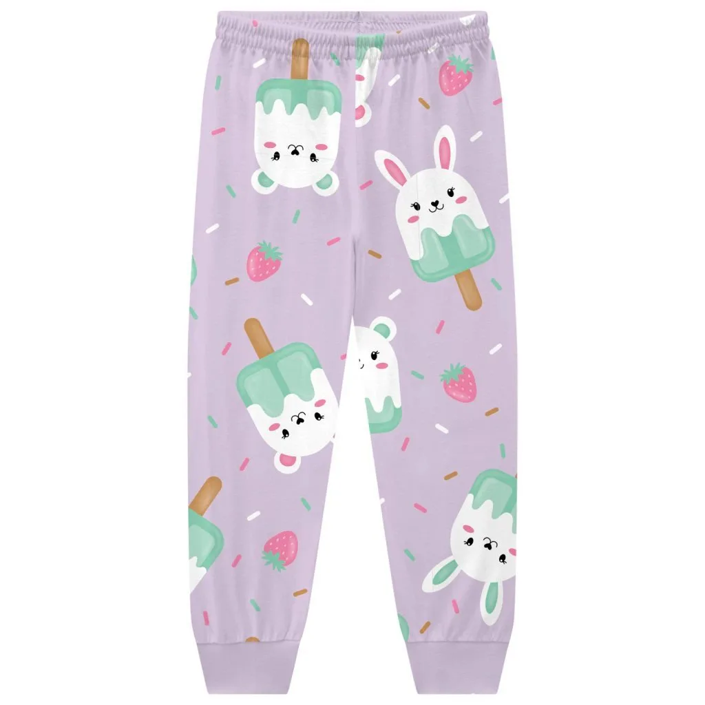 Pijama Infantil Menina Picolés Kyly - foto 4