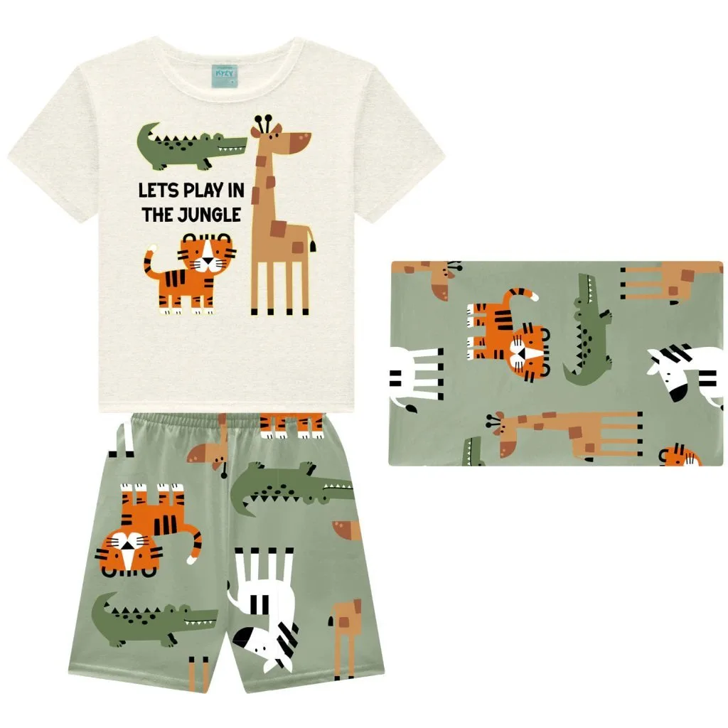 Pijama Infantil Menino Animais Kyly - foto 2
