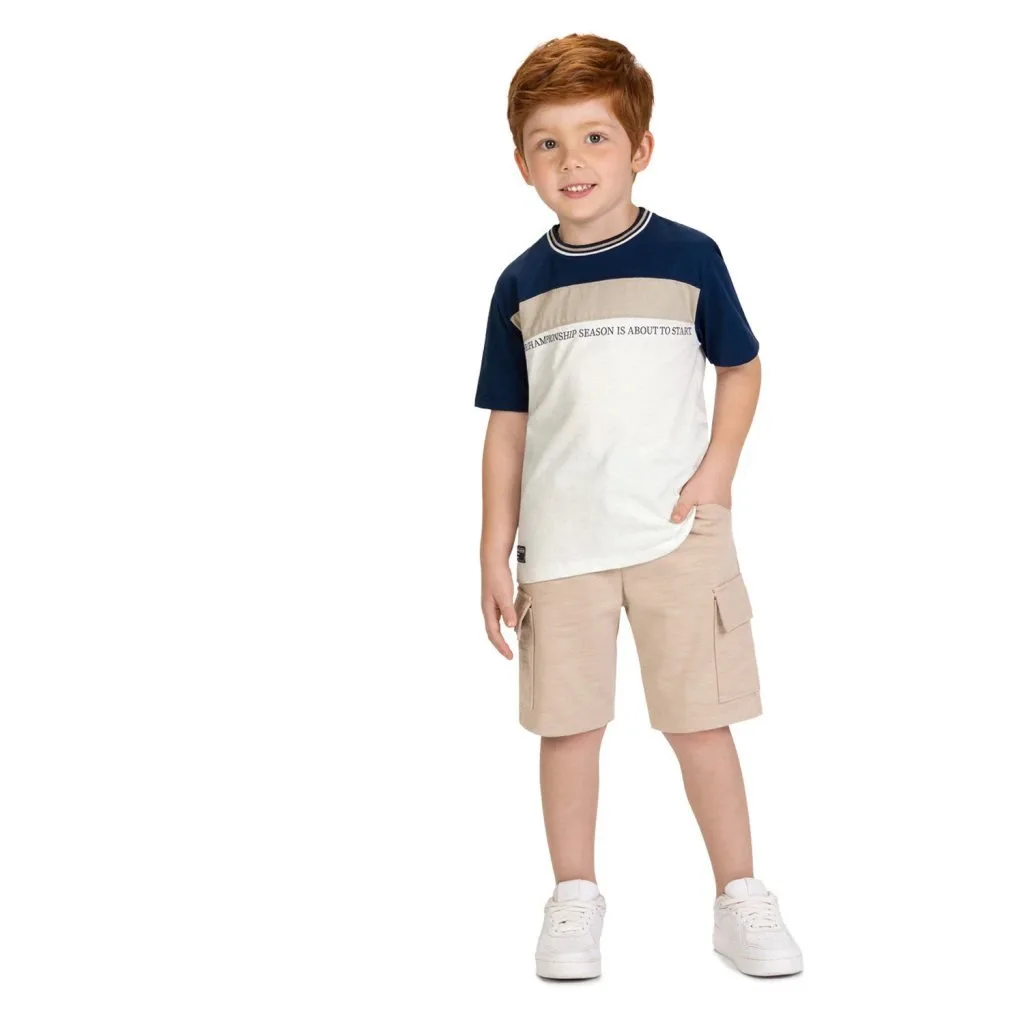 Conjunto Infantil Menino Lettering Milon - foto 1