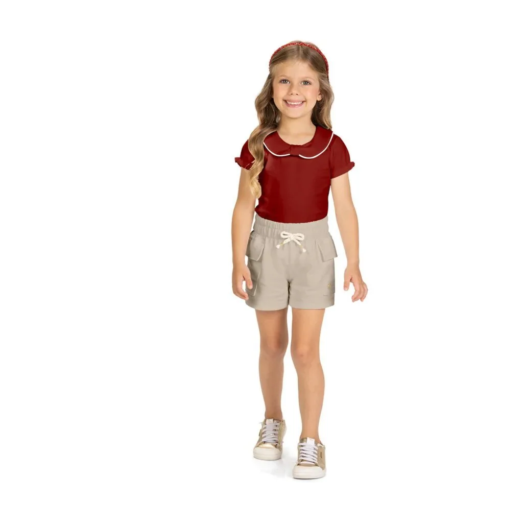 Blusa Milon Gola Boneca Vermelha - foto 1
