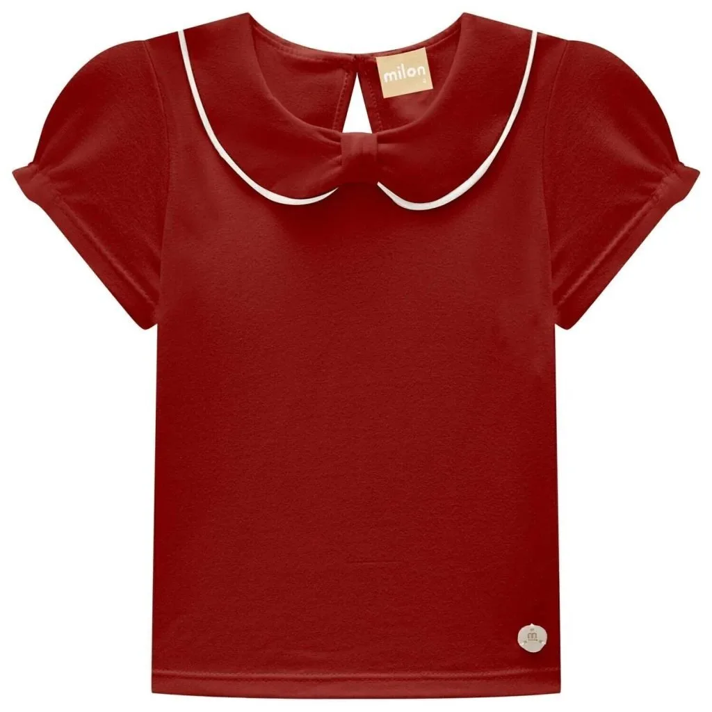 Blusa Milon Gola Boneca Vermelha - foto 2