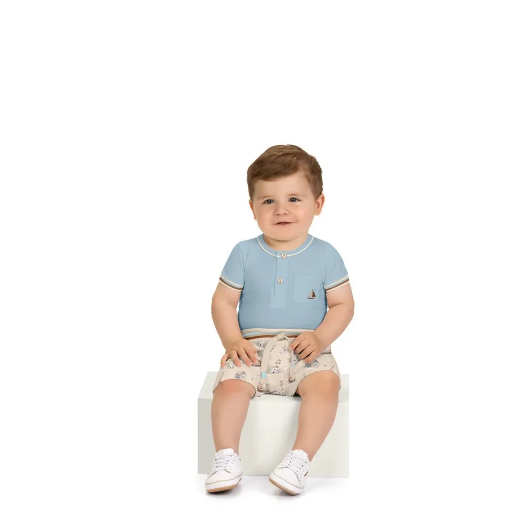 Conjunto Bebê Menino Estampa Milon - foto 1