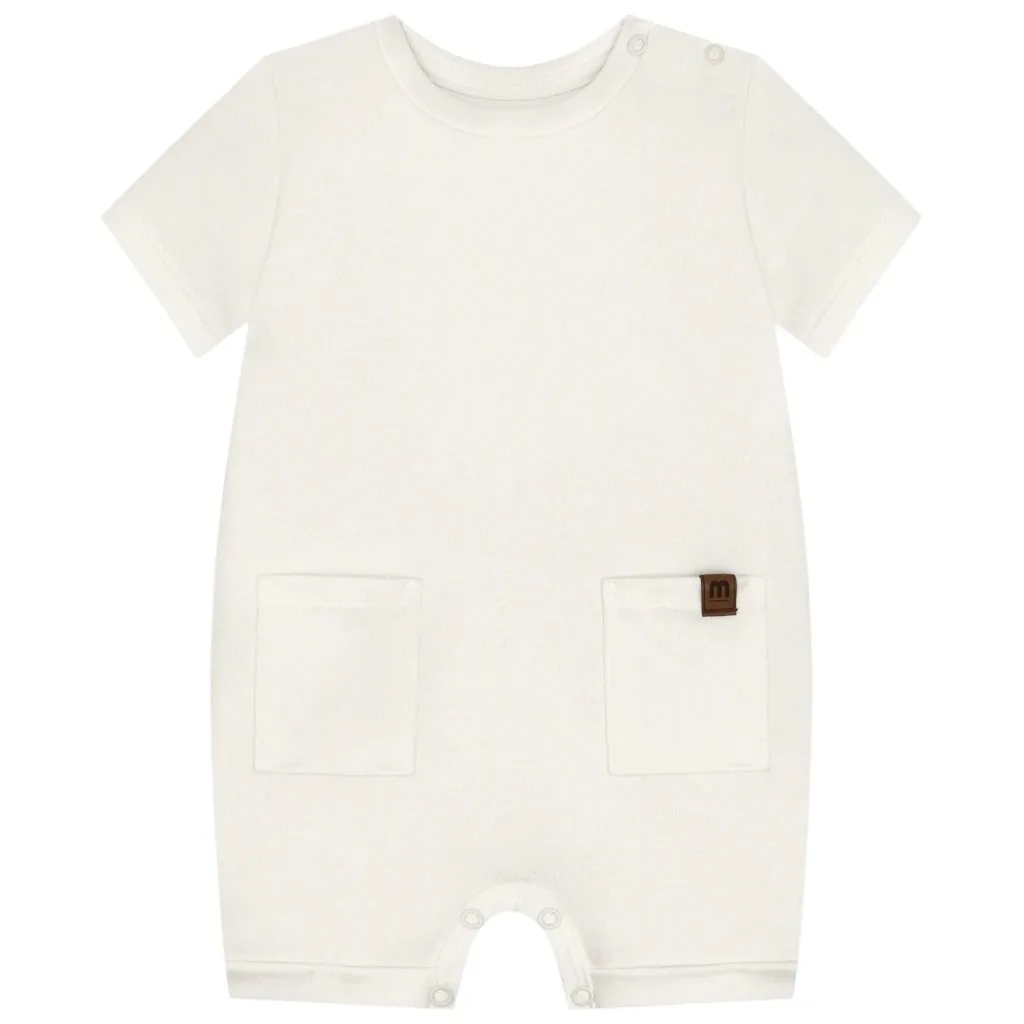 Macaquinho Milon Unissex - Off White/Vermelho - Off white - foto 1