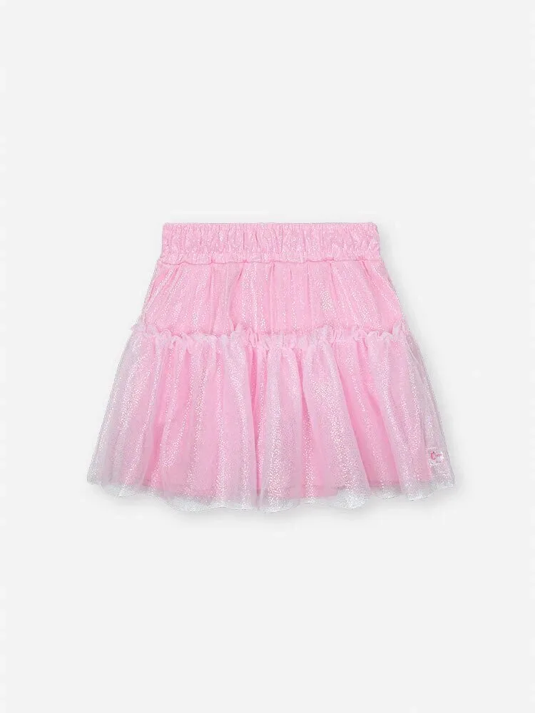 Conjunto Cinti Blusa e Short Saia Tule - Rosa Iogurte - foto 5
