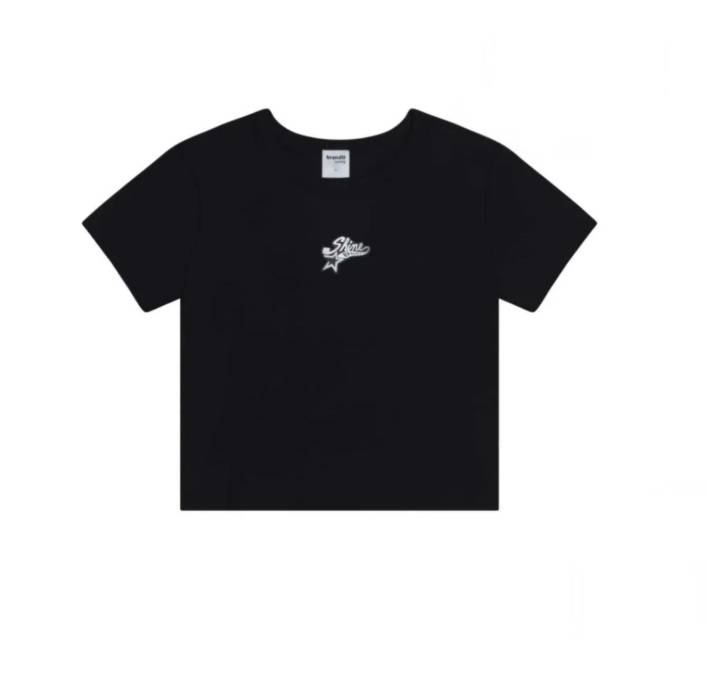 Blusa Teen Menina em Ribana Brandili - Preto - foto 1