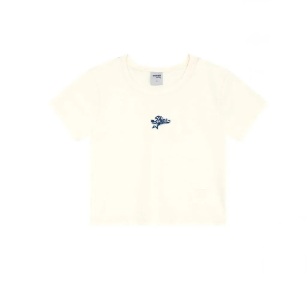 Blusa Teen Menina em Ribana Brandili - Off white - foto 1