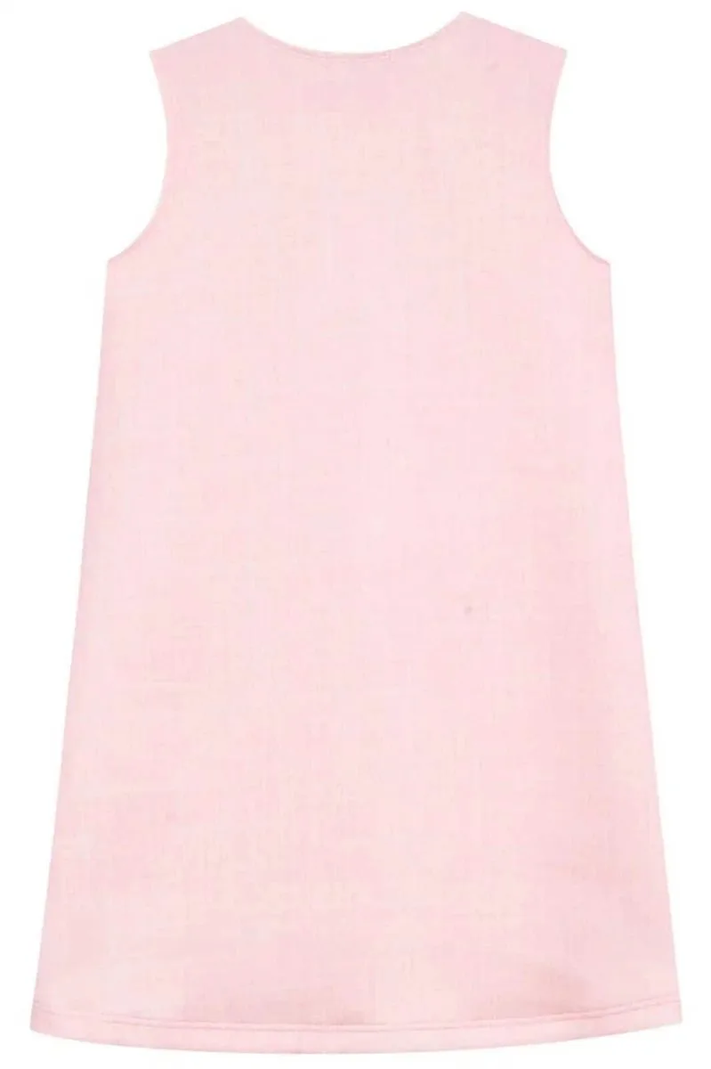 Vestido em Fly Tech Kukiê Infantil Menina- gato rosa - foto 4