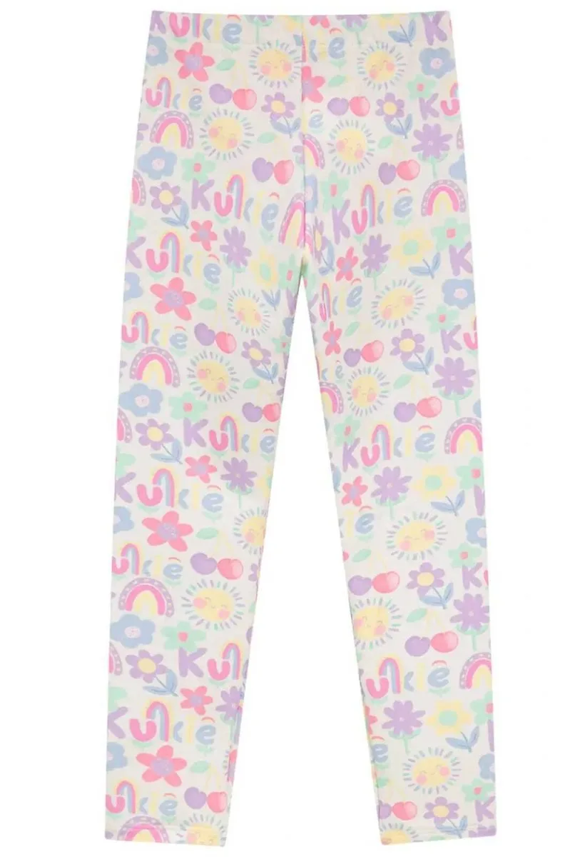Calça Legging em Molecotton Kukiê Infantil Menina - Lilas - foto 3
