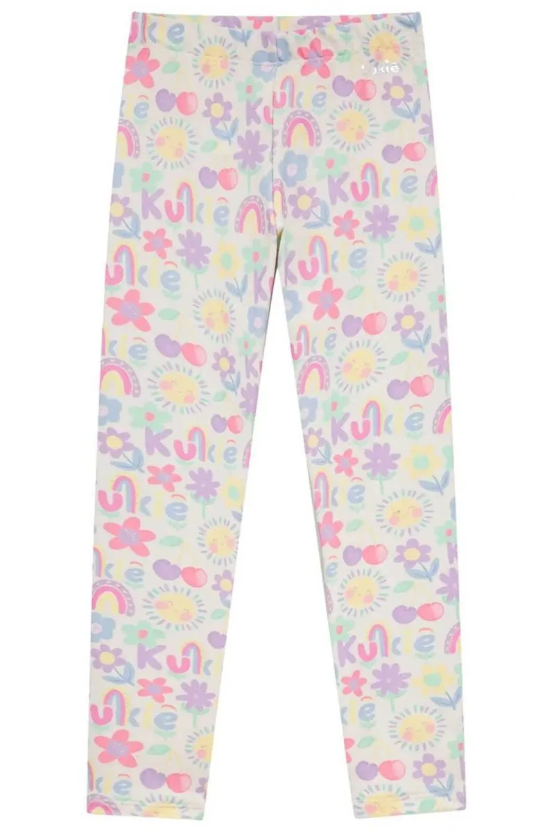 Calça Legging em Molecotton Kukiê Infantil Menina - Lilas - foto 4