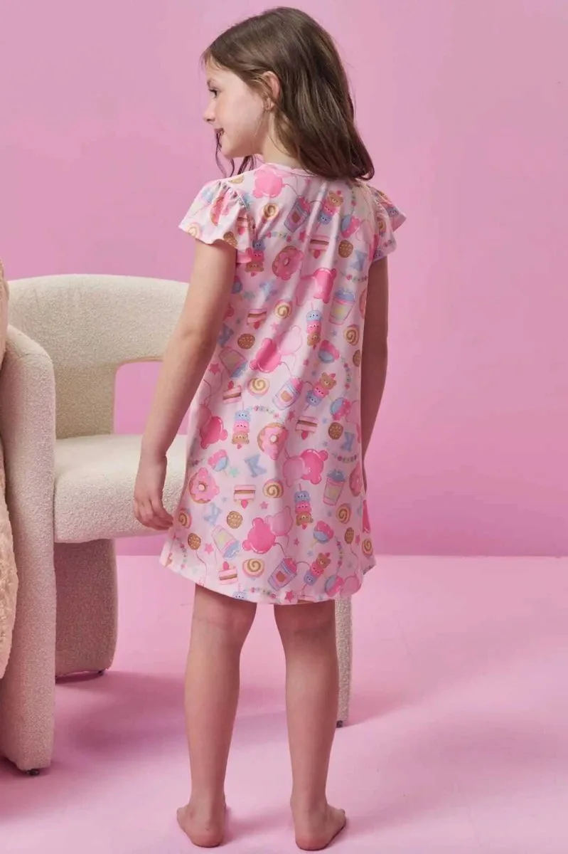 Camisola em Malha Fresh Kukiê Infantil Menina - foto 2