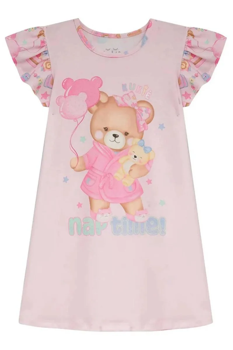 Camisola em Malha Fresh Kukiê Infantil Menina - foto 3