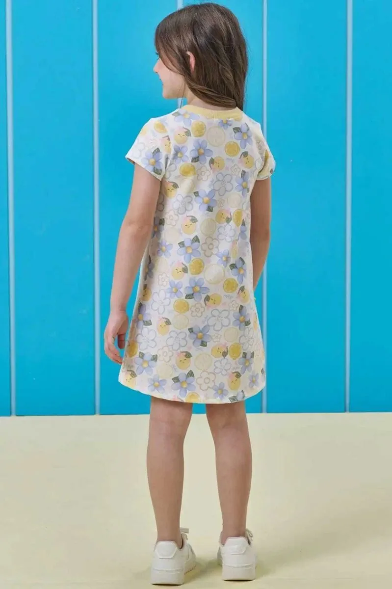 Vestido em Molecotton Kukiê Infantil Menina - foto 2