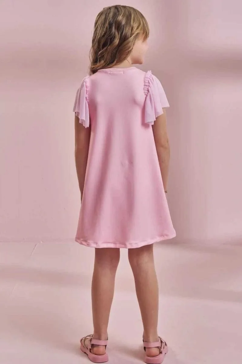 Vestido em Molecotton Kukiê Infantil Menina - foto 2