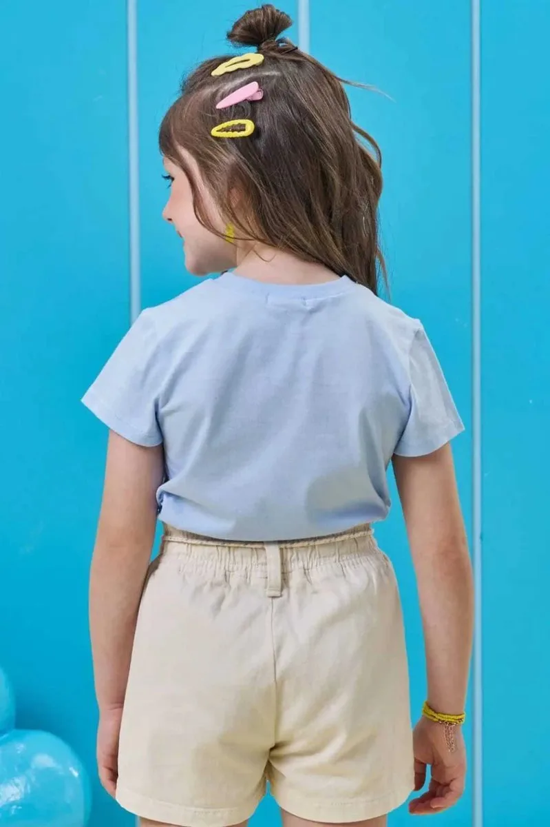 Blusa em Meia Malha Kukiê Infantil Menina - foto 2