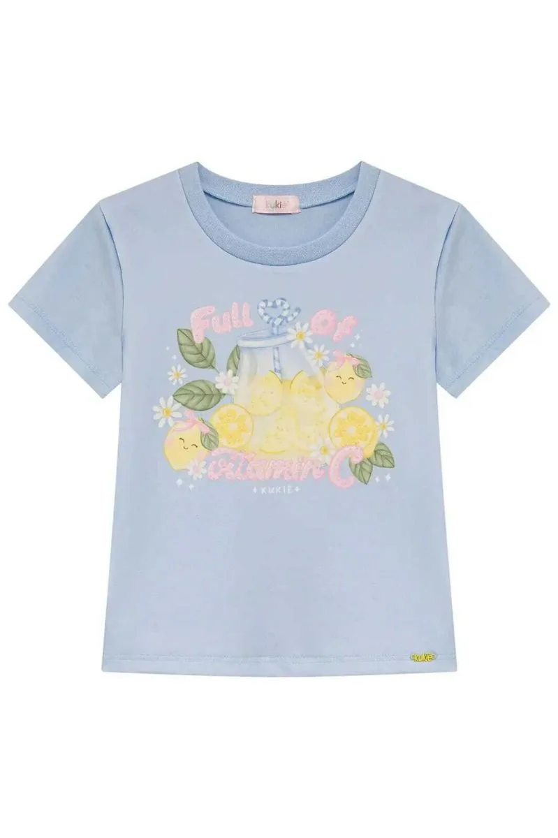 Blusa em Meia Malha Kukiê Infantil Menina - foto 4