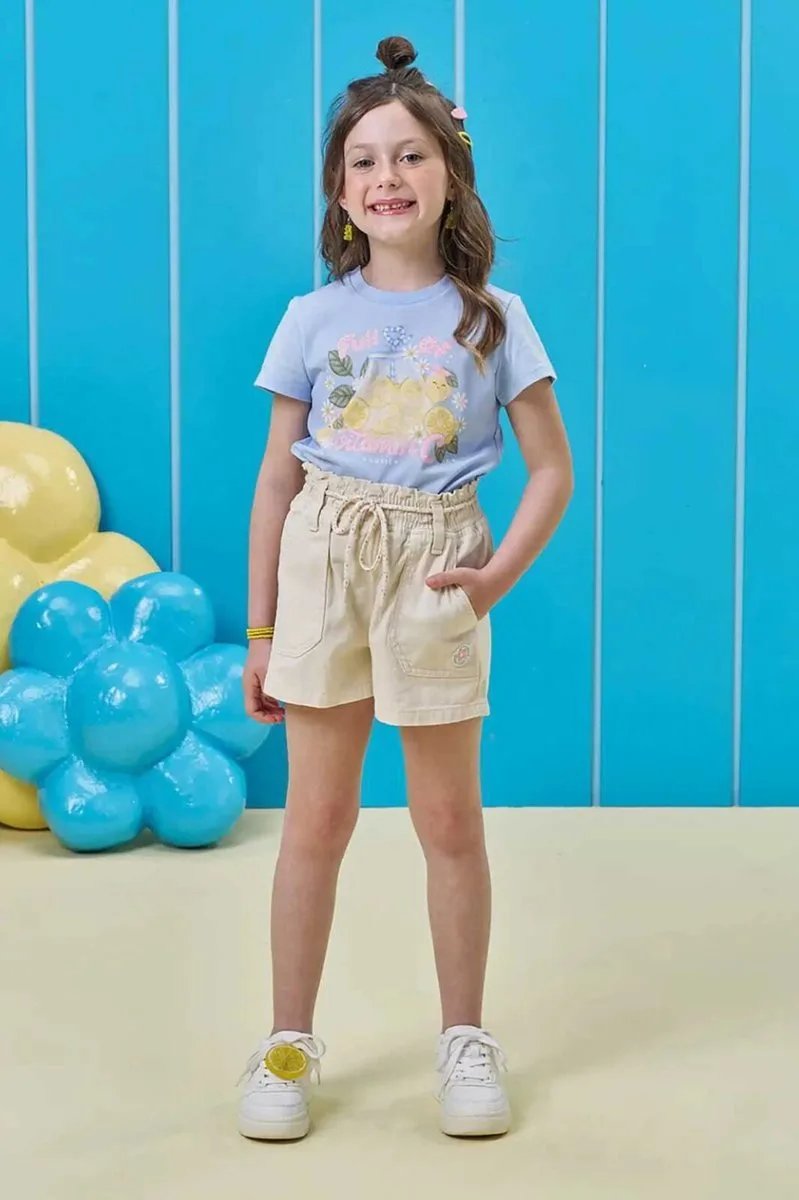 Blusa em Meia Malha Kukiê Infantil Menina - foto 5
