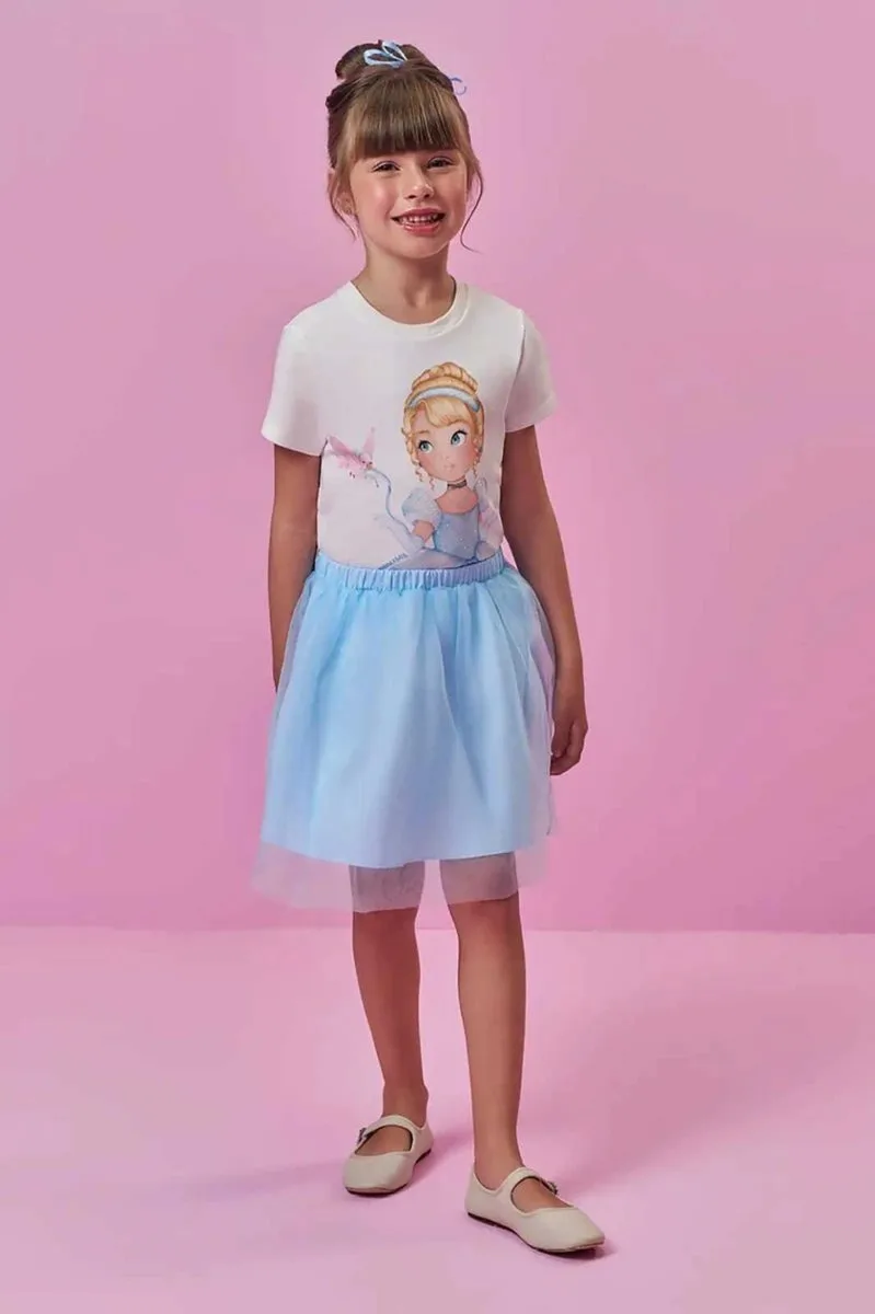 Saia em Tule Kukiê Infantil Menina - foto 5