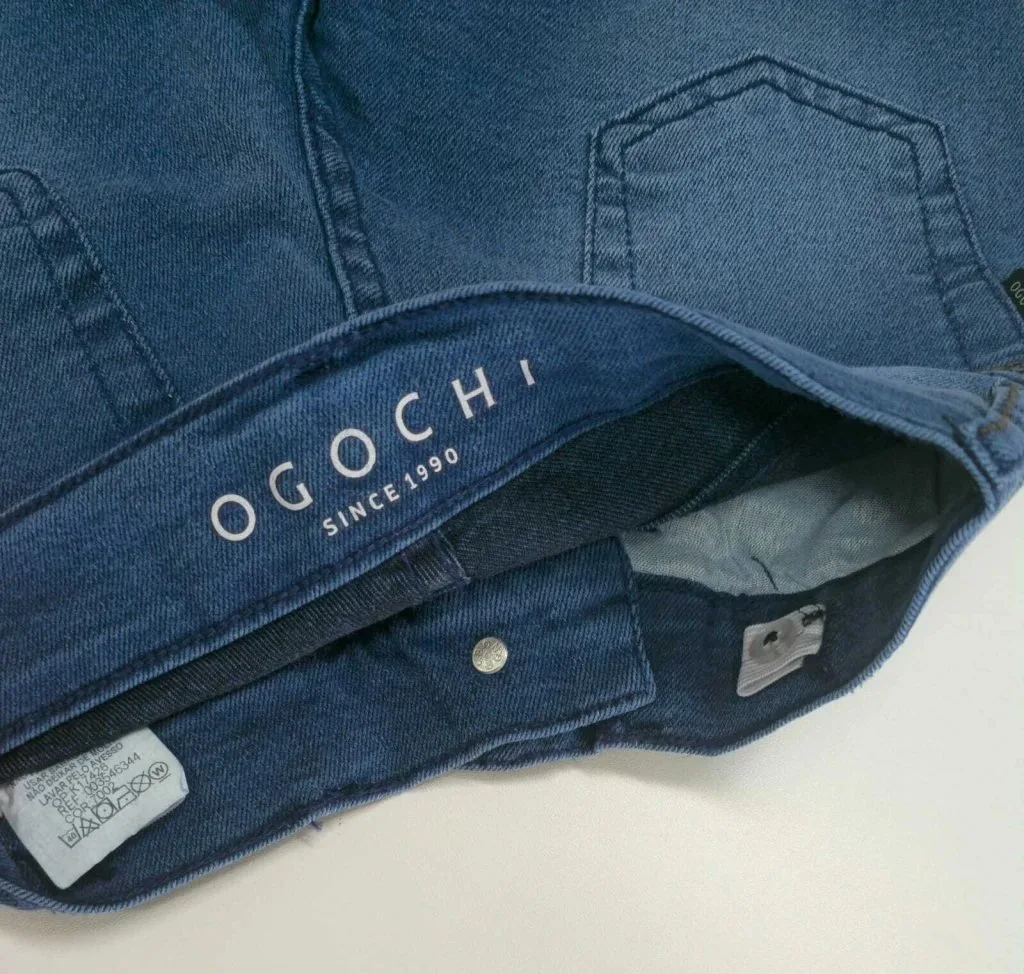 Bermuda Jeans Infantil Pocket Ogochi Azul Medio - foto 6