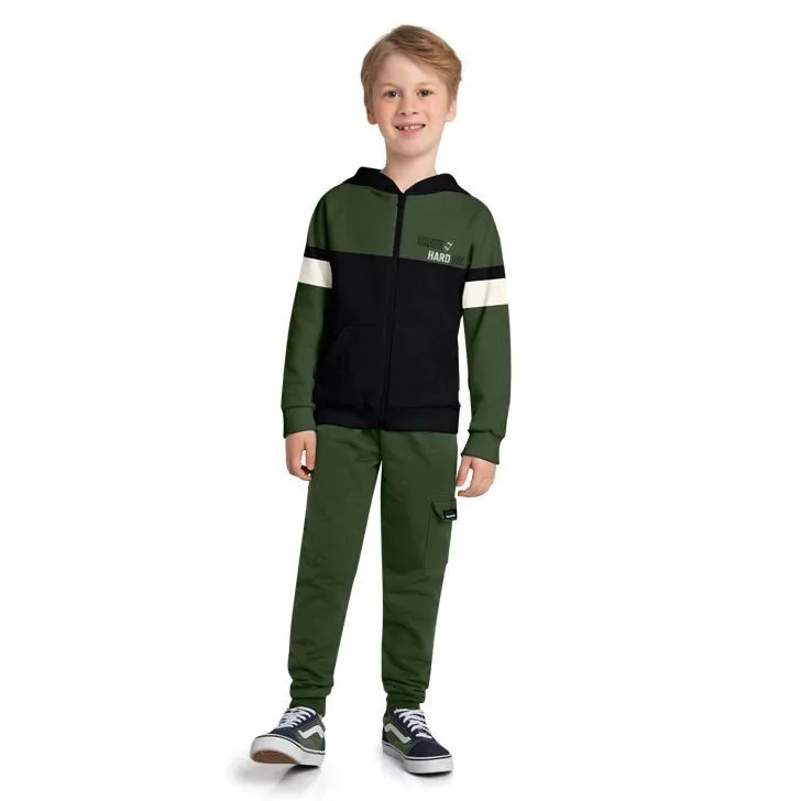 Conjunto Infantil Menino com Capuz Kyly - Preto - foto 2