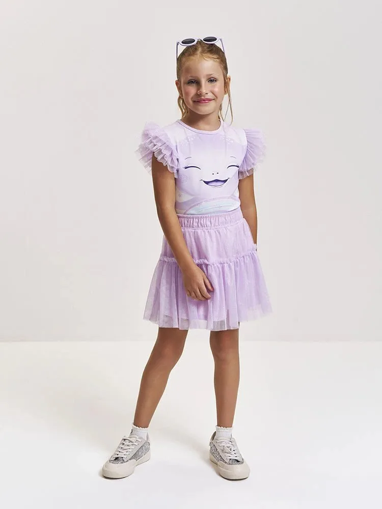 Conjunto Cinti Blusa e Saia/Shorts Lilas Bruma - foto 1