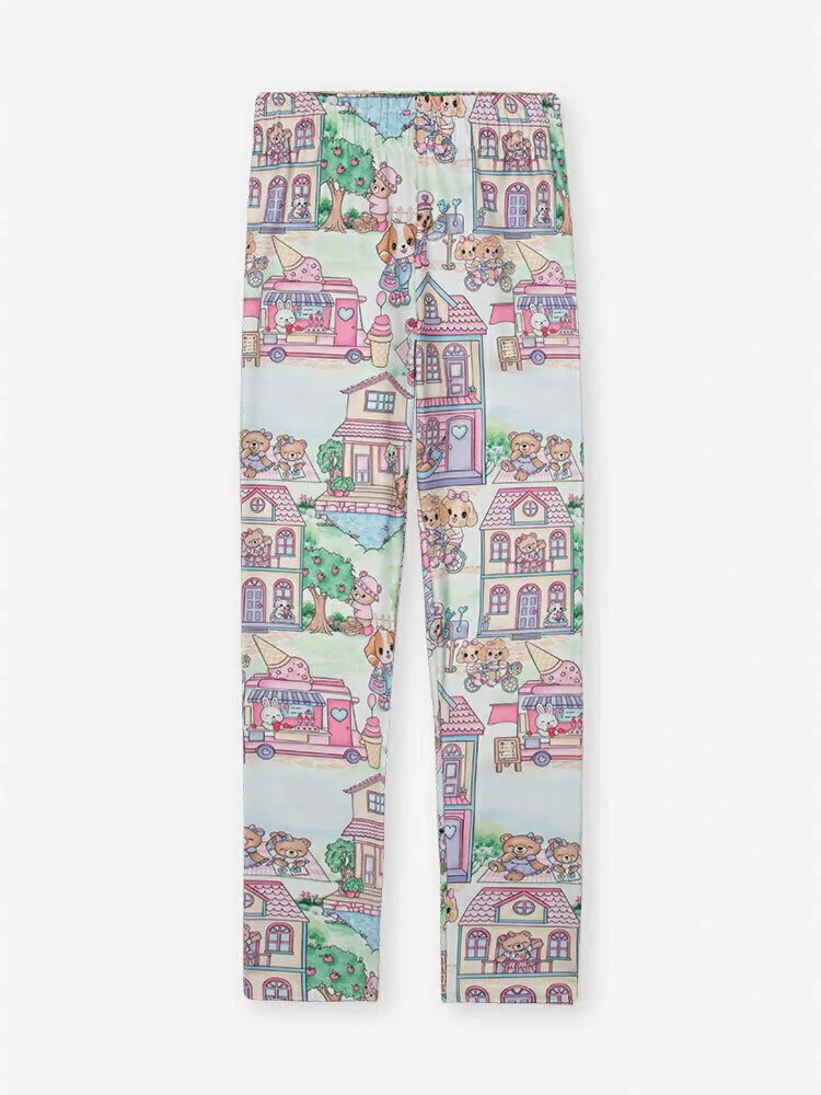Legging Cinti Rosa Confete - Rosa Barbie- Lilas Bruma - Rosa Confete - Bob Goods - foto 1