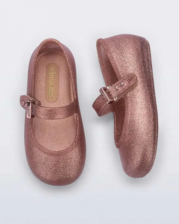 Mini Melissa Soft Ballerina Baby - Vidro Multicor (rosa Glitter) - foto 1
