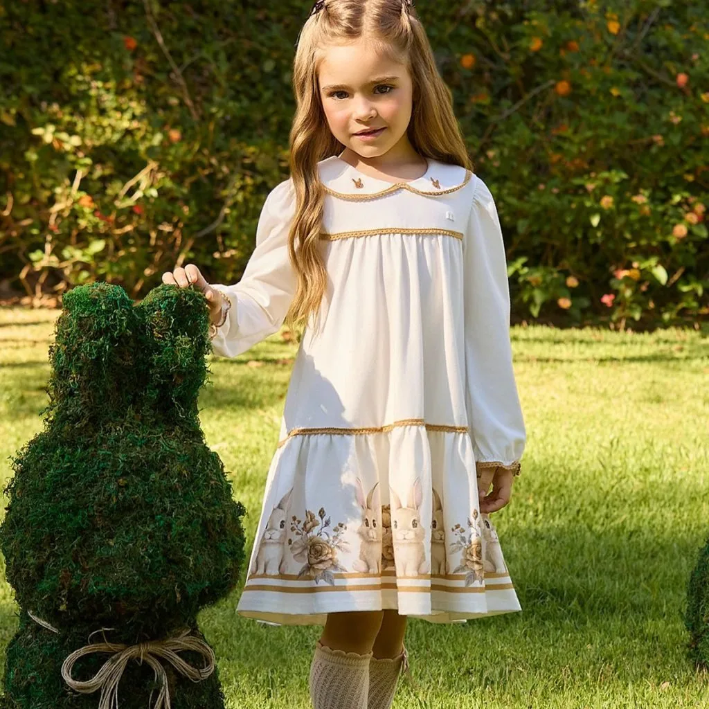 Vestido Infantil Menina Coelinhos Milon - foto 1
