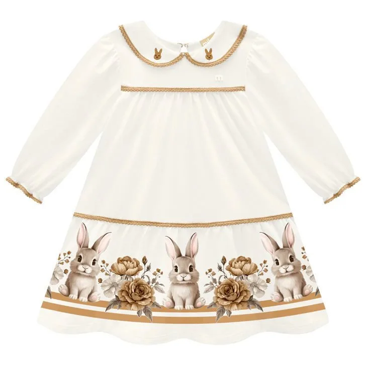 Vestido Infantil Menina Coelinhos Milon - foto 3