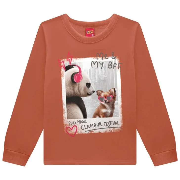 Conjunto Infantil Menina Estampa Telha Kyly - foto 2